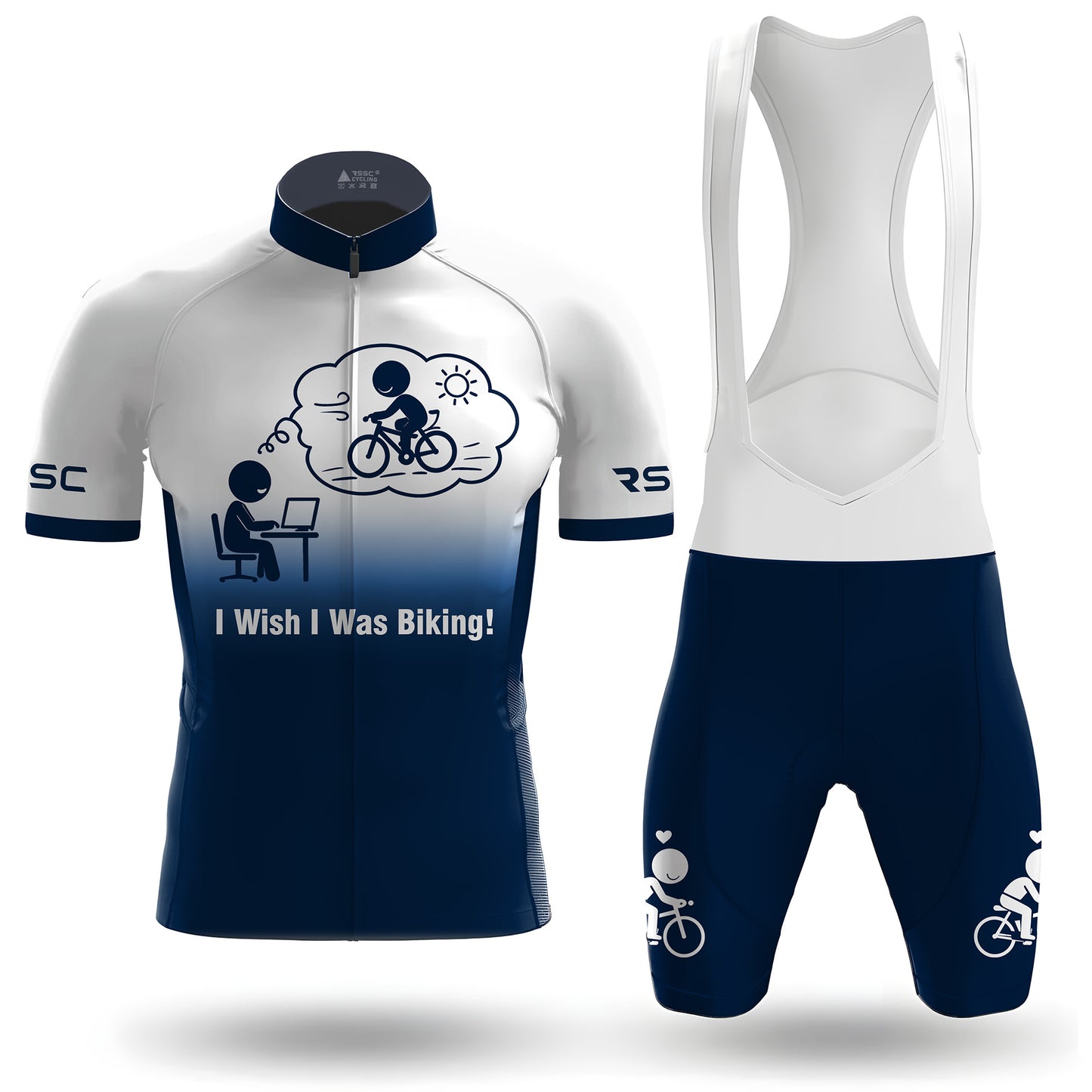 Work VS Ride Men's Short Sleeve Cycling Kit