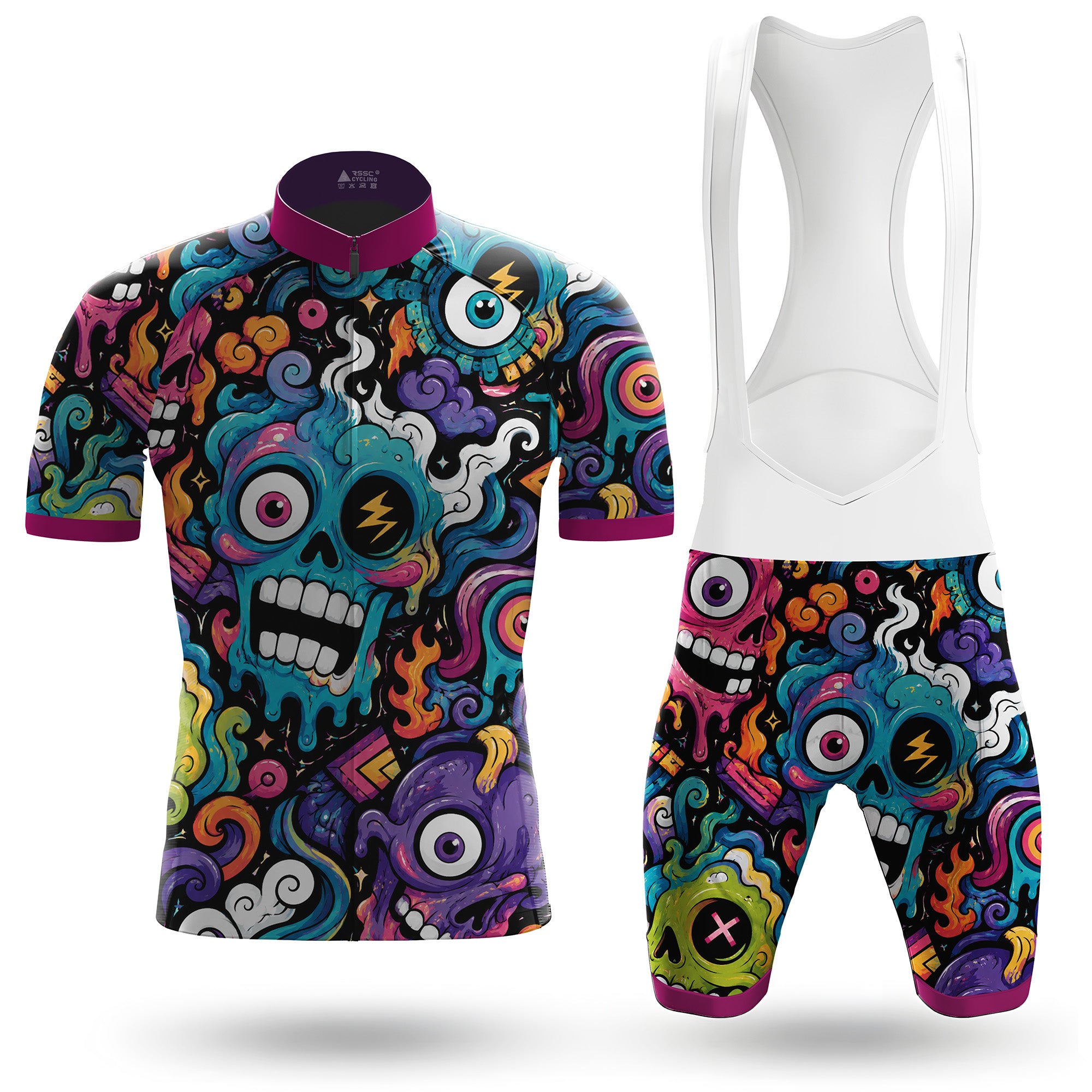 Alien Creatures Multicolor Men's Cycling Kit | Rsscsports – Rssc