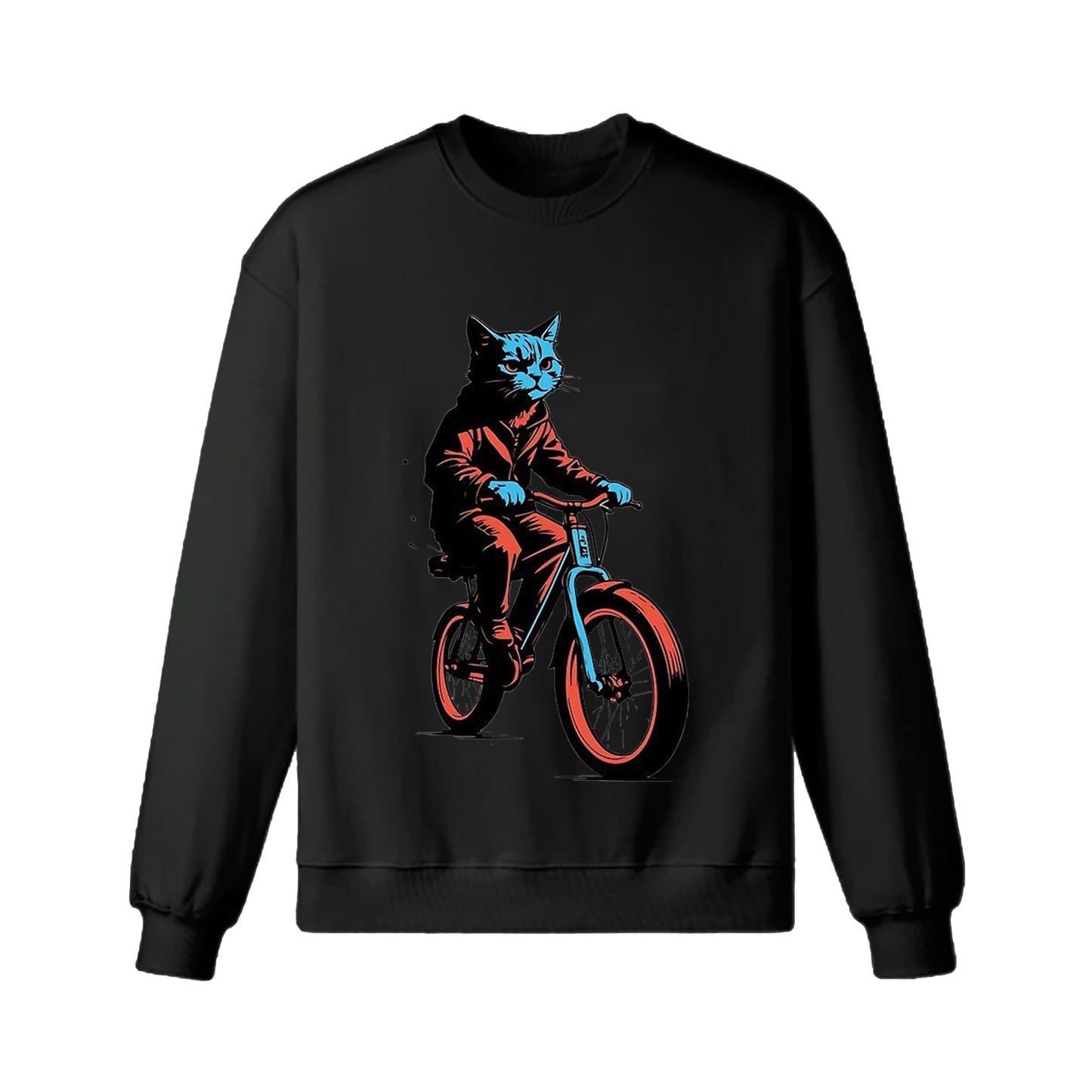 Cycling Cat Sweatshirt