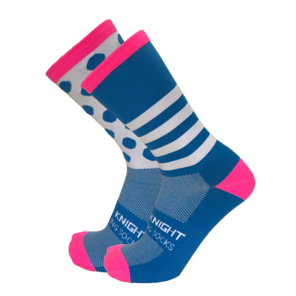 Retro Blue Cycling Socks