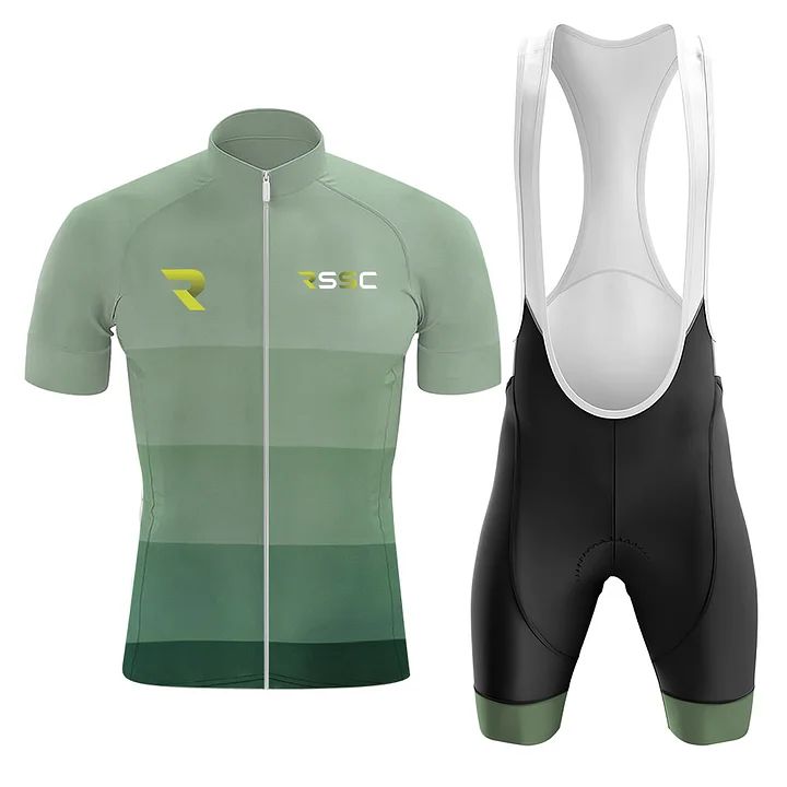 Ensemble de cyclisme noir basique pour homme de Rssc