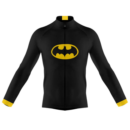 Bat Motif Men's Long Sleeve Cycling Kit