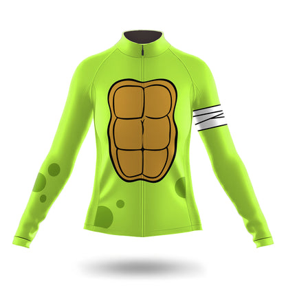 Et elle a vécu heureuse - Ensemble de cyclisme à manches longues pour femme 