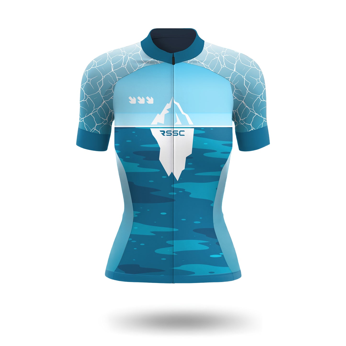 Blue Ocean Iceberg Women's Short Sleeve Cycling Kit