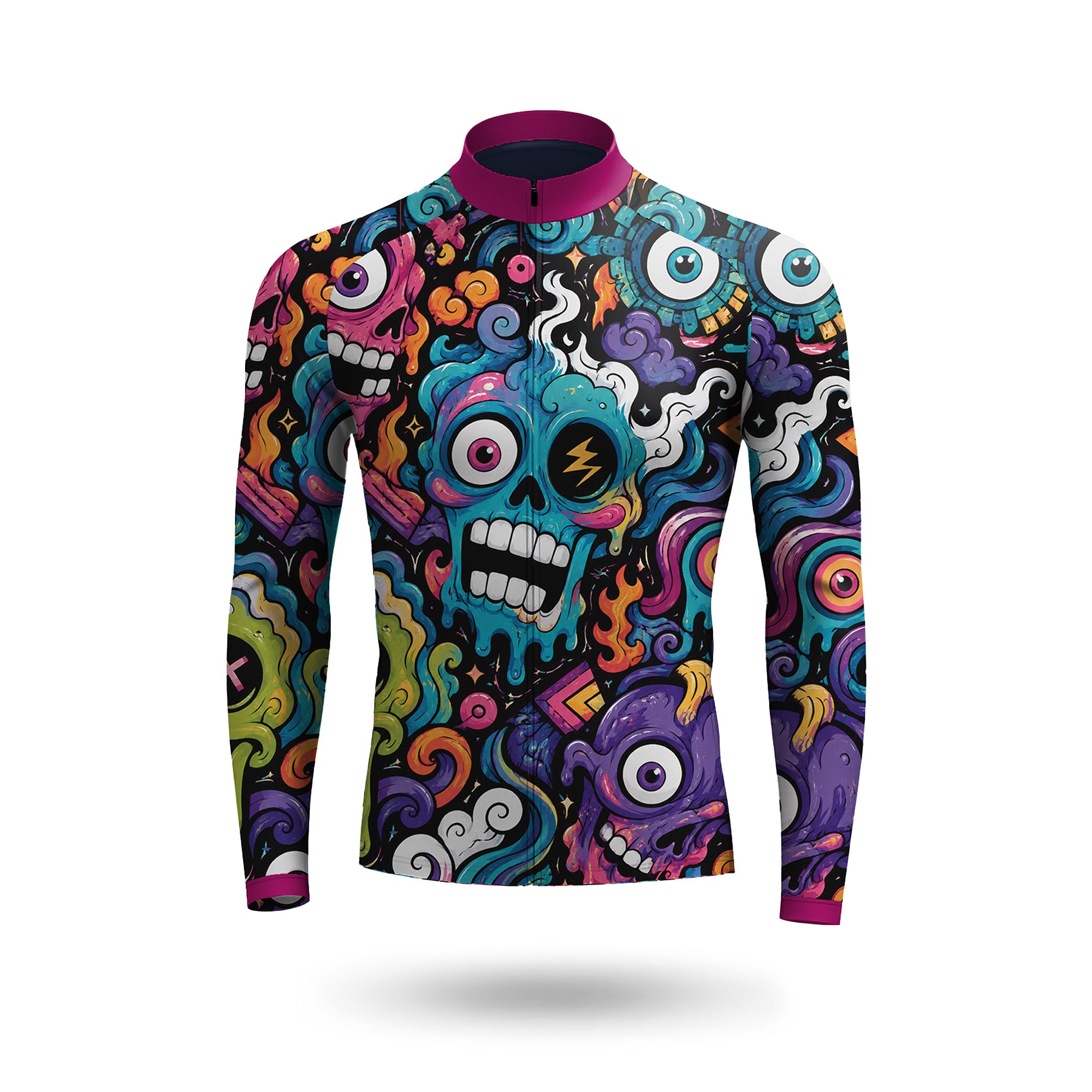 Alien Creatures Multicolor Men's Long Sleeve Cycling Kit – Rssc Sports