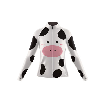 Cow Cycling Women's Long Sleeve Cycling Kit