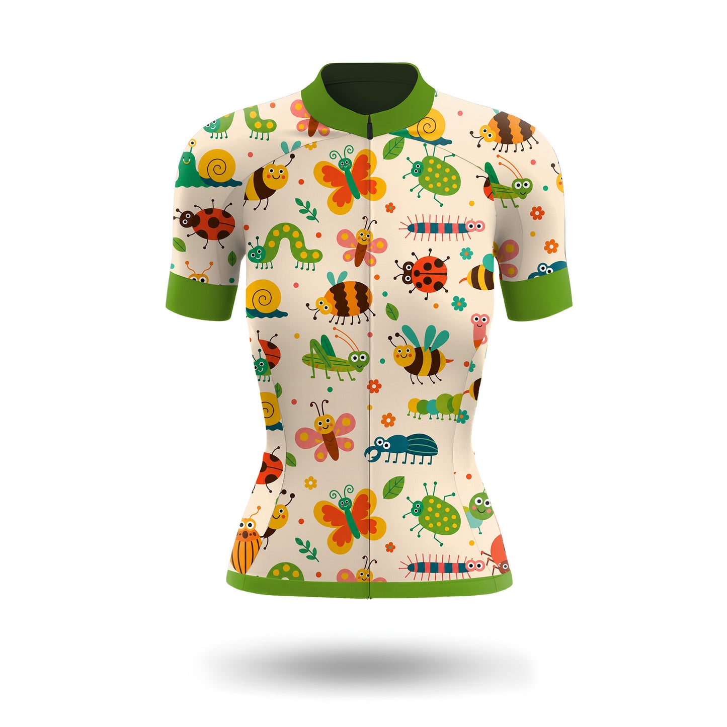 Cute Insect Women's Short Sleeve Cycling Kit