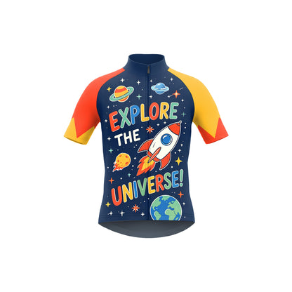 Explore The Universe Kid's Short Sleeve Cycling Kit