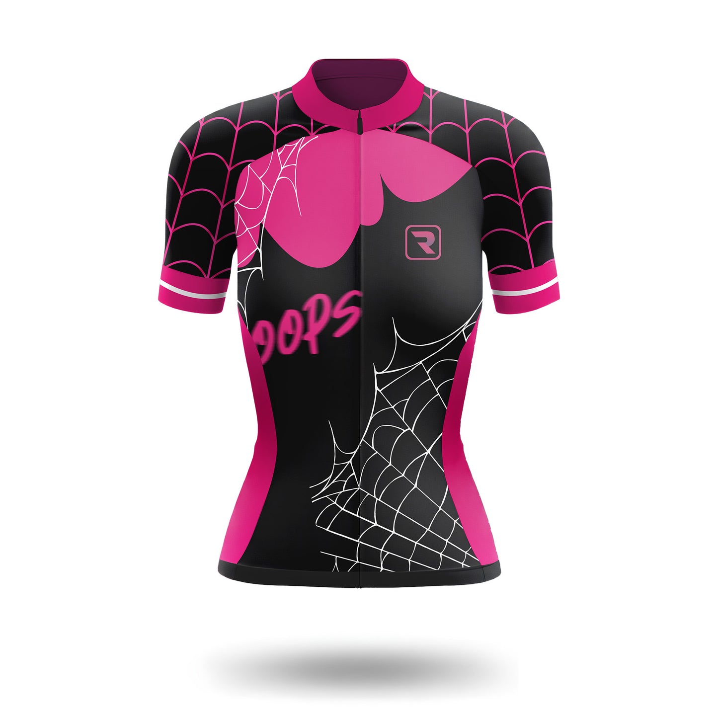 Pink Noir Spider Women's Short Sleeve Cycling Kit