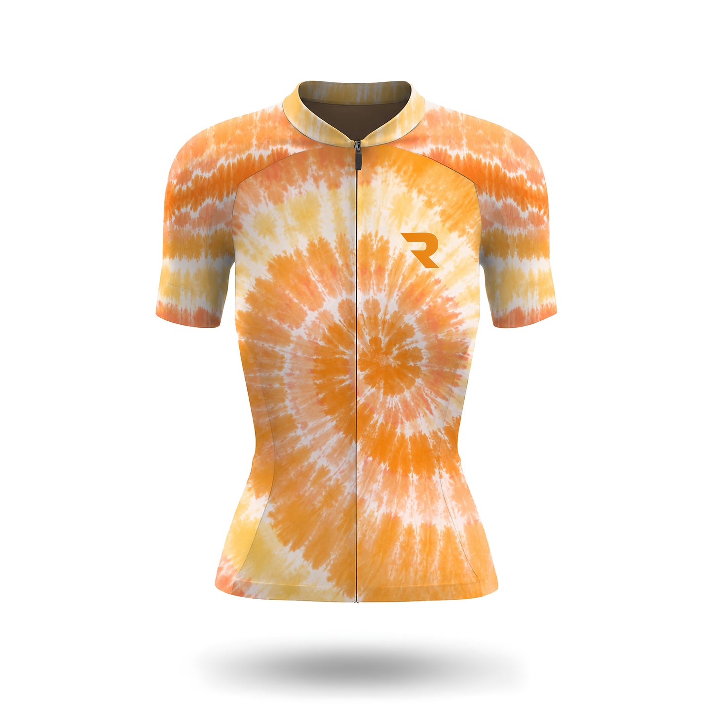 Tangerine Bloom Women's Short Sleeve Cycling Kit