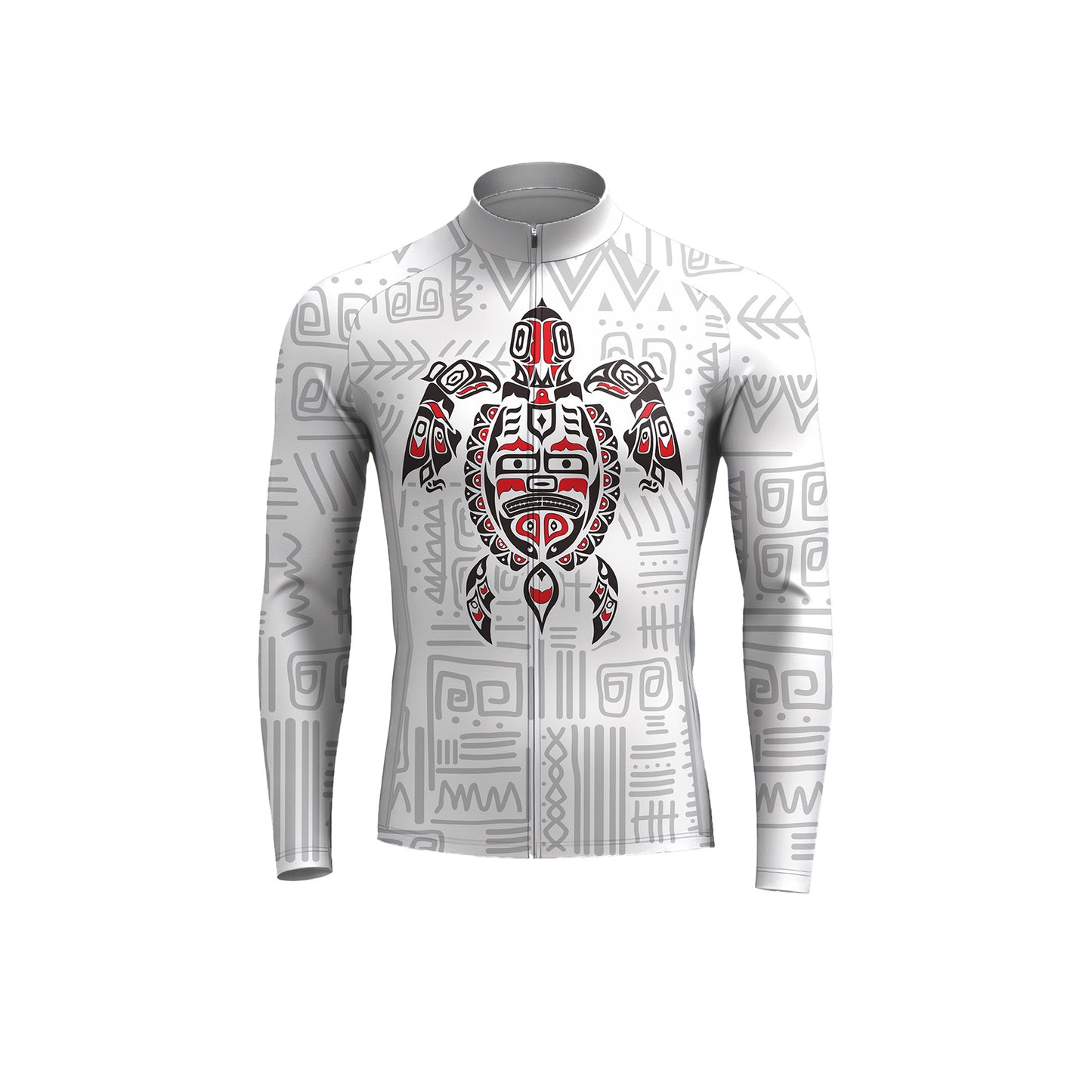 Haida Native Turtle Men's Long Sleeve Cycling Kit