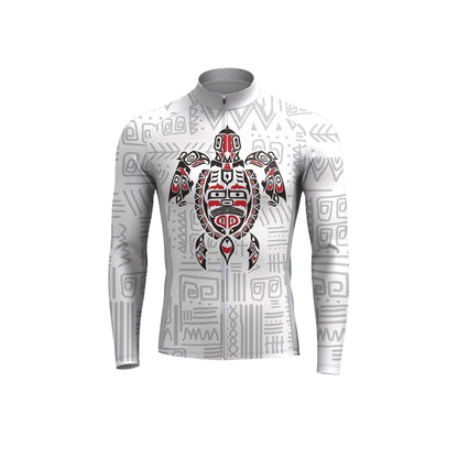 Haida Native Turtle Men's Long Sleeve Cycling Kit