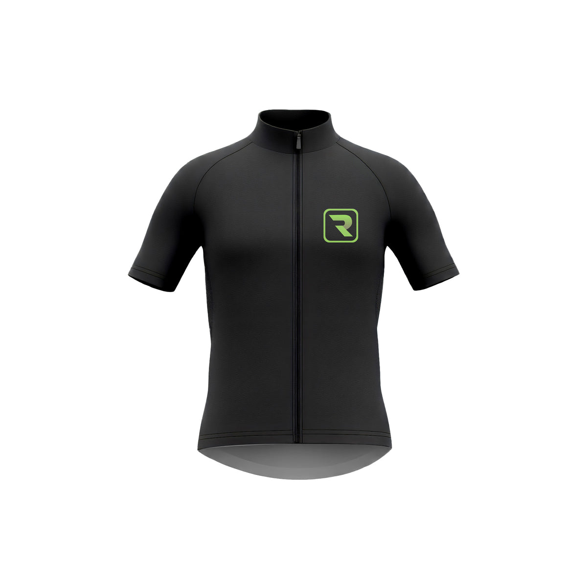 Schwarzes Kurzarm-Radtrikot-Set „RSSC“ für Kinder