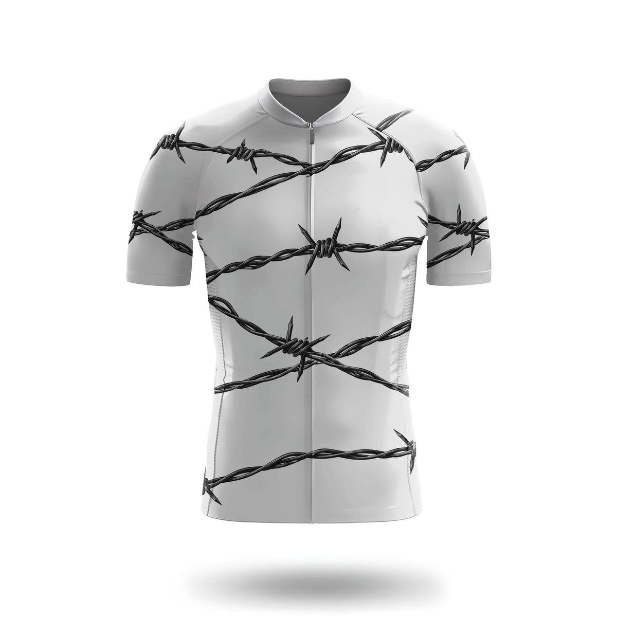 Kurzarm-Radtrikot für Herren „Belgian Surrealismus“