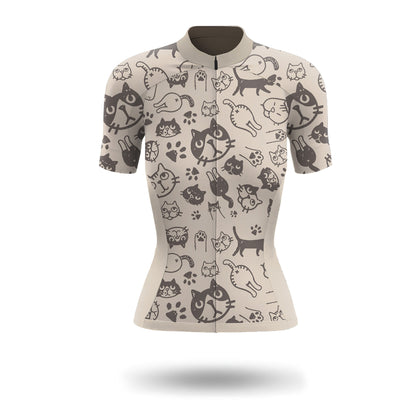 Cat Parade Women's Short Sleeve Cycling Kit