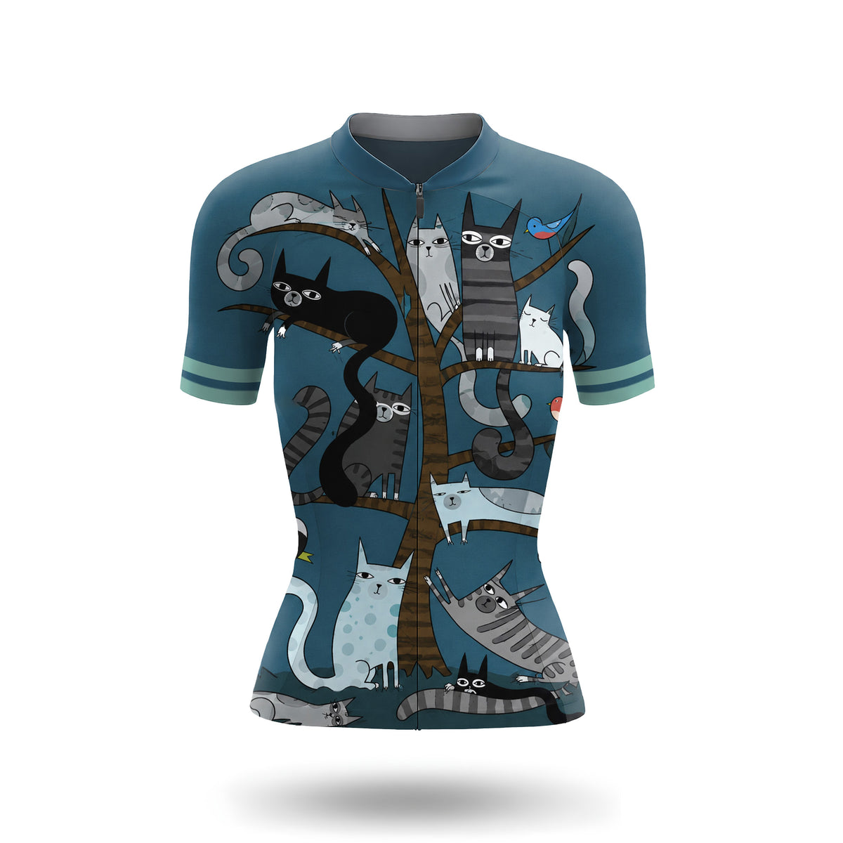 Completo da ciclismo da donna a maniche corte Cat Casual
