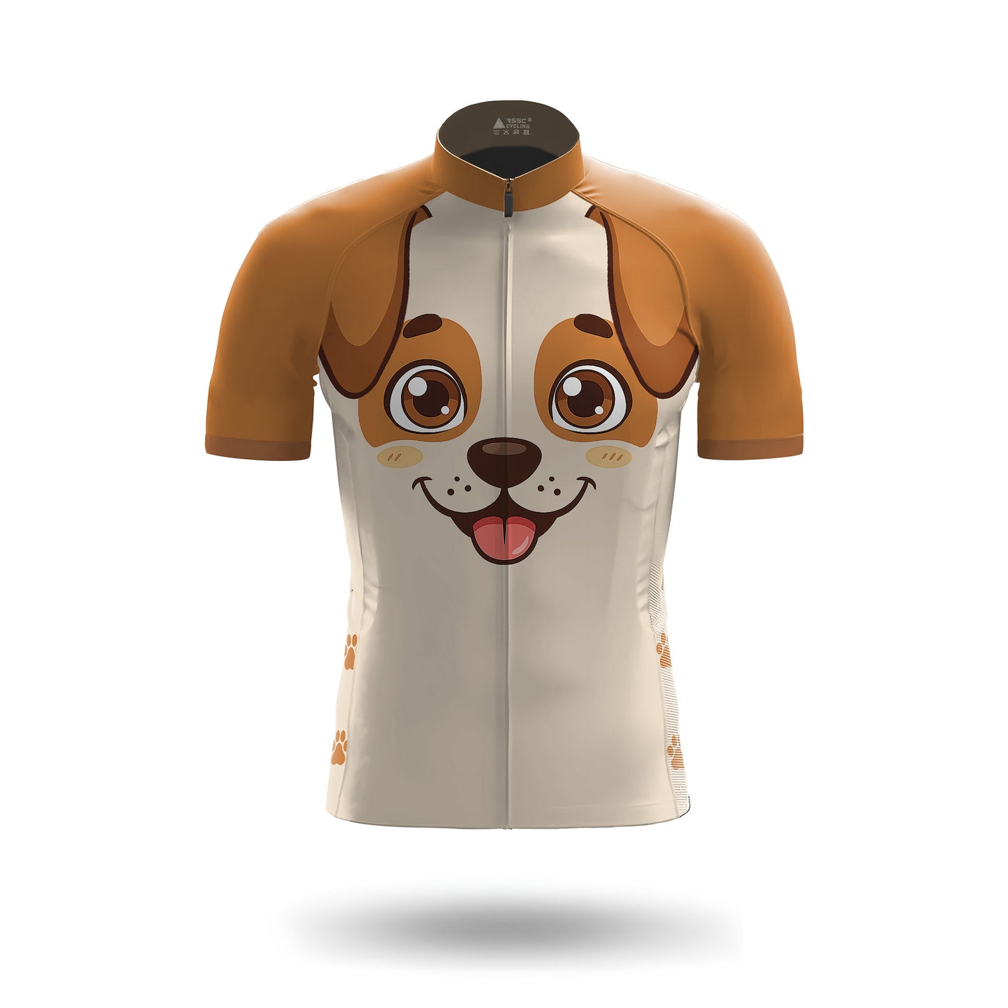 Tongue-Out Puppy Men's Short Sleeve Cycling Kit