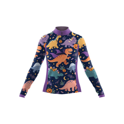 Tenue de cyclisme femme à manches longues Colorful Abstract Movement