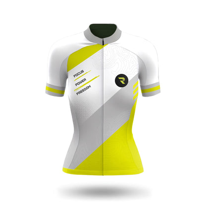 Contour Lime Women's Short Sleeve Cycling Kit