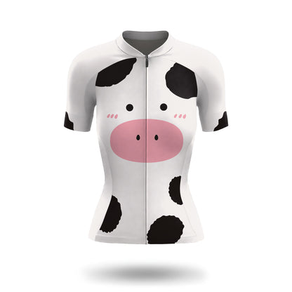 Completo da ciclismo da donna a maniche corte Cow Cycling