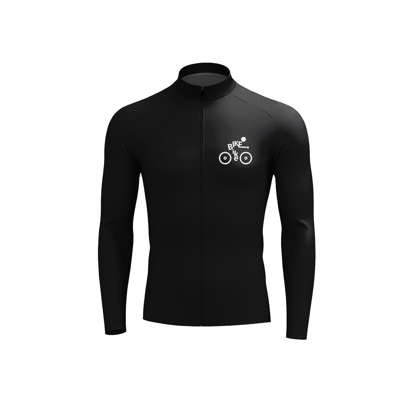 Basic Black Men's Long Sleeve Cycling Kit