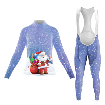 Gift From Santa Claus Women's Long Sleeve Cycling Kit