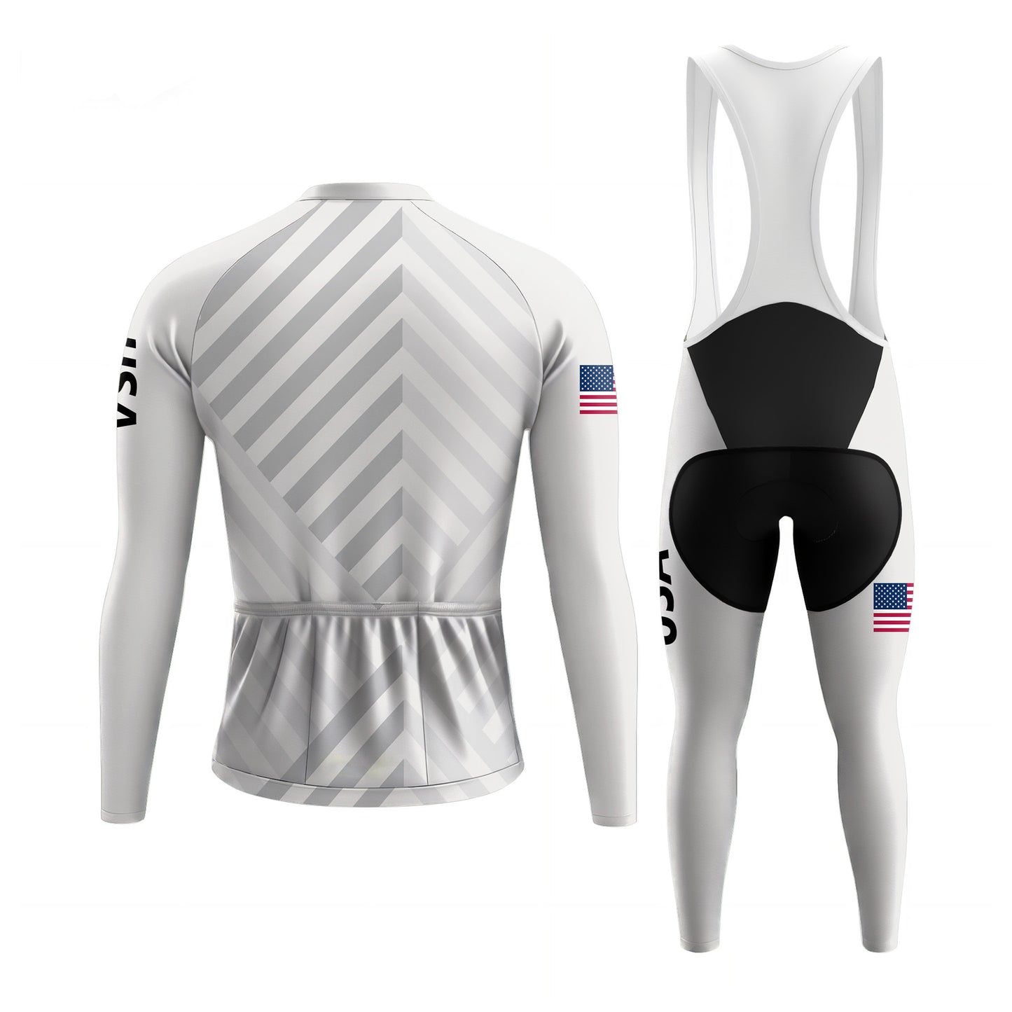 USA Men's Long Sleeve Cycling Kit
