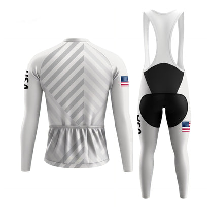 USA Men's Long Sleeve Cycling Kit