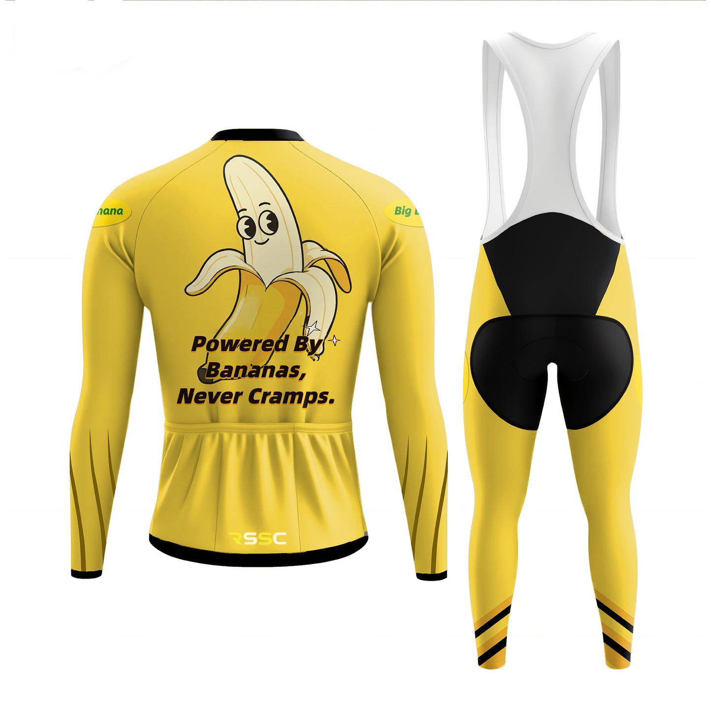 Super big banana Men's Long Sleeve Cycling Kit