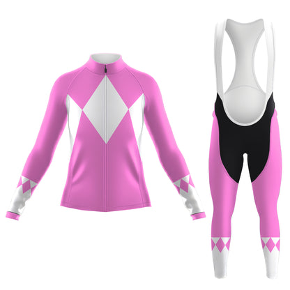 Cycling Rangers Pink Women's Long Sleeve Cycling Kit