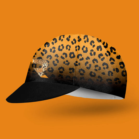 Wild Leopard Gradient Cycling Cap