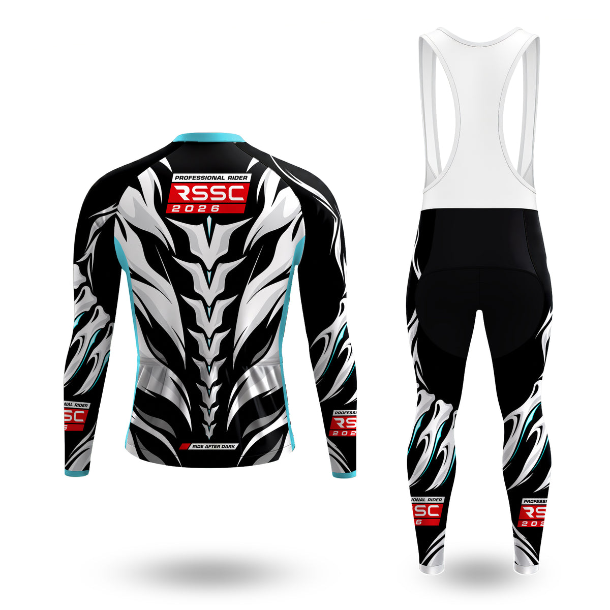 Ice Bone Dragon Men's Long Sleeve Cycling Kit