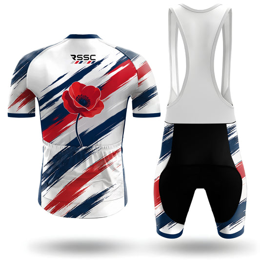 Kit da ciclismo da uomo a maniche corte Poppy Rush