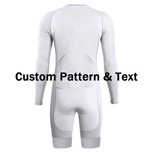 Custom Men's Long Sleeve Short Triathlon Suit