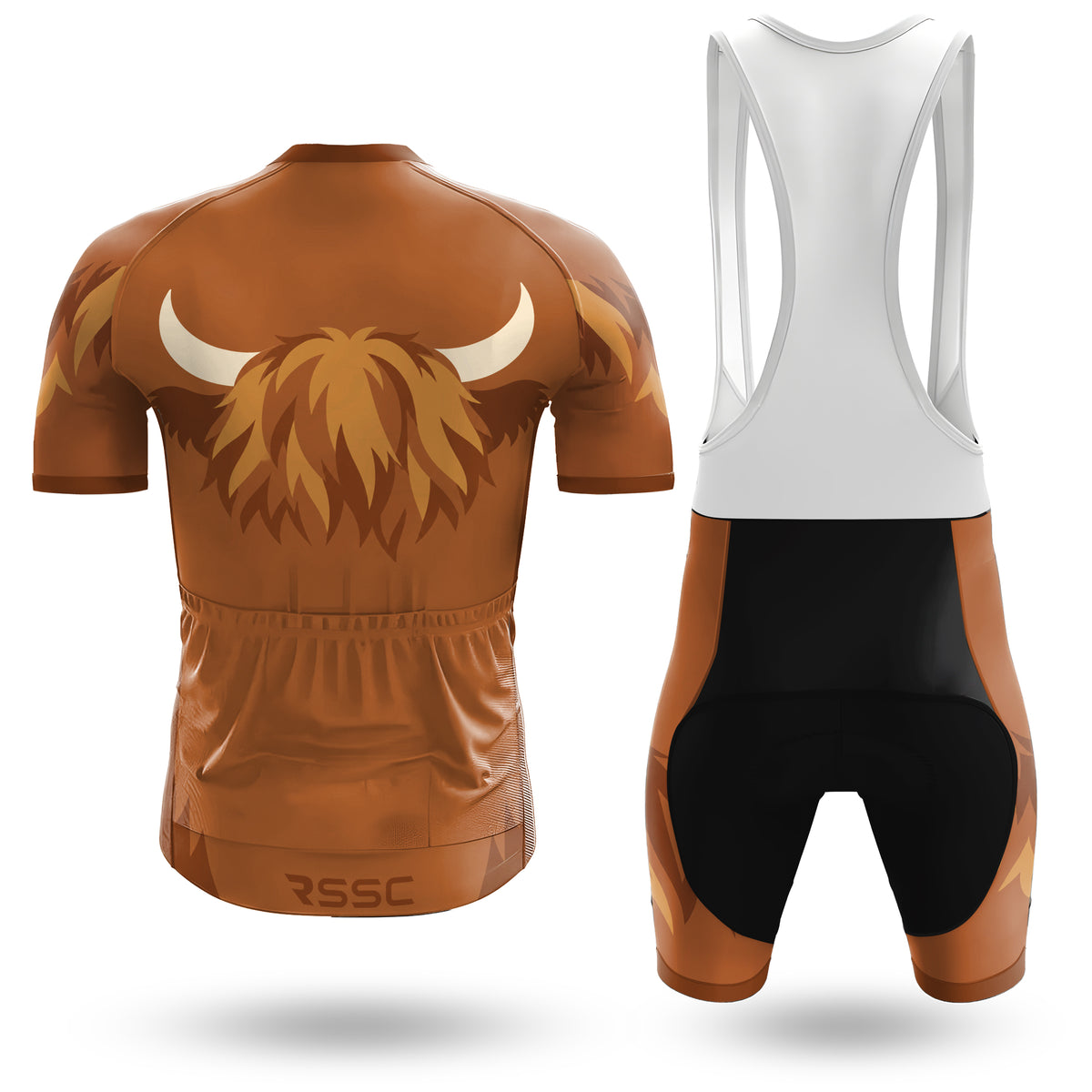 Highland Cow Men's Short Sleeve Cycling Kit