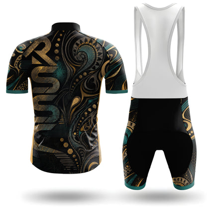 Gilded Vortex Men's Short Sleeve Cycling Kit