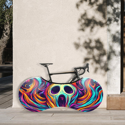 Skull Color Spirit Animal Illustration Bicycle Wheels Cover