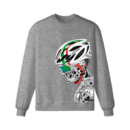 Sweat-shirt cycliste buveur de café