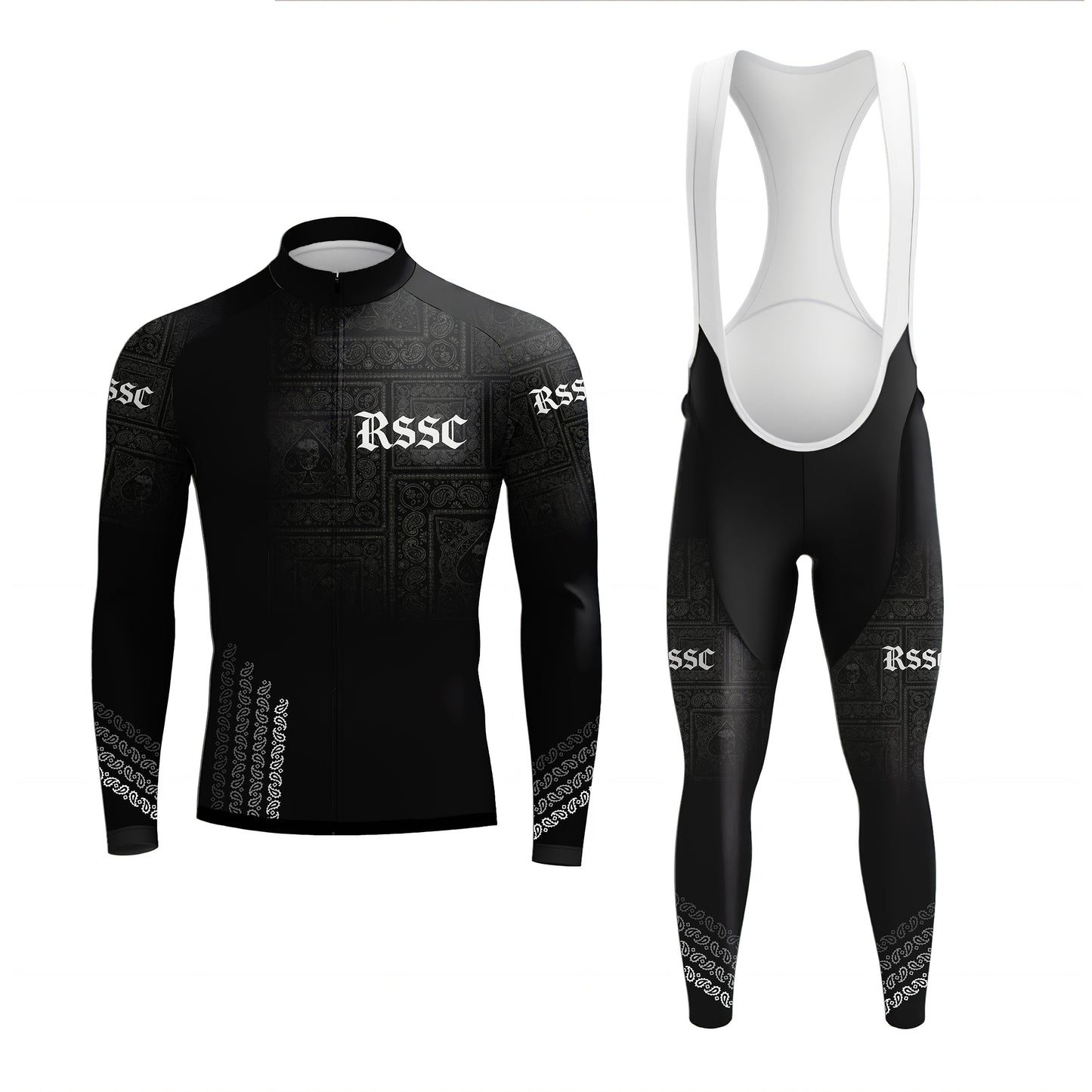 Paisley  Men's Long Sleeve Cycling Kit