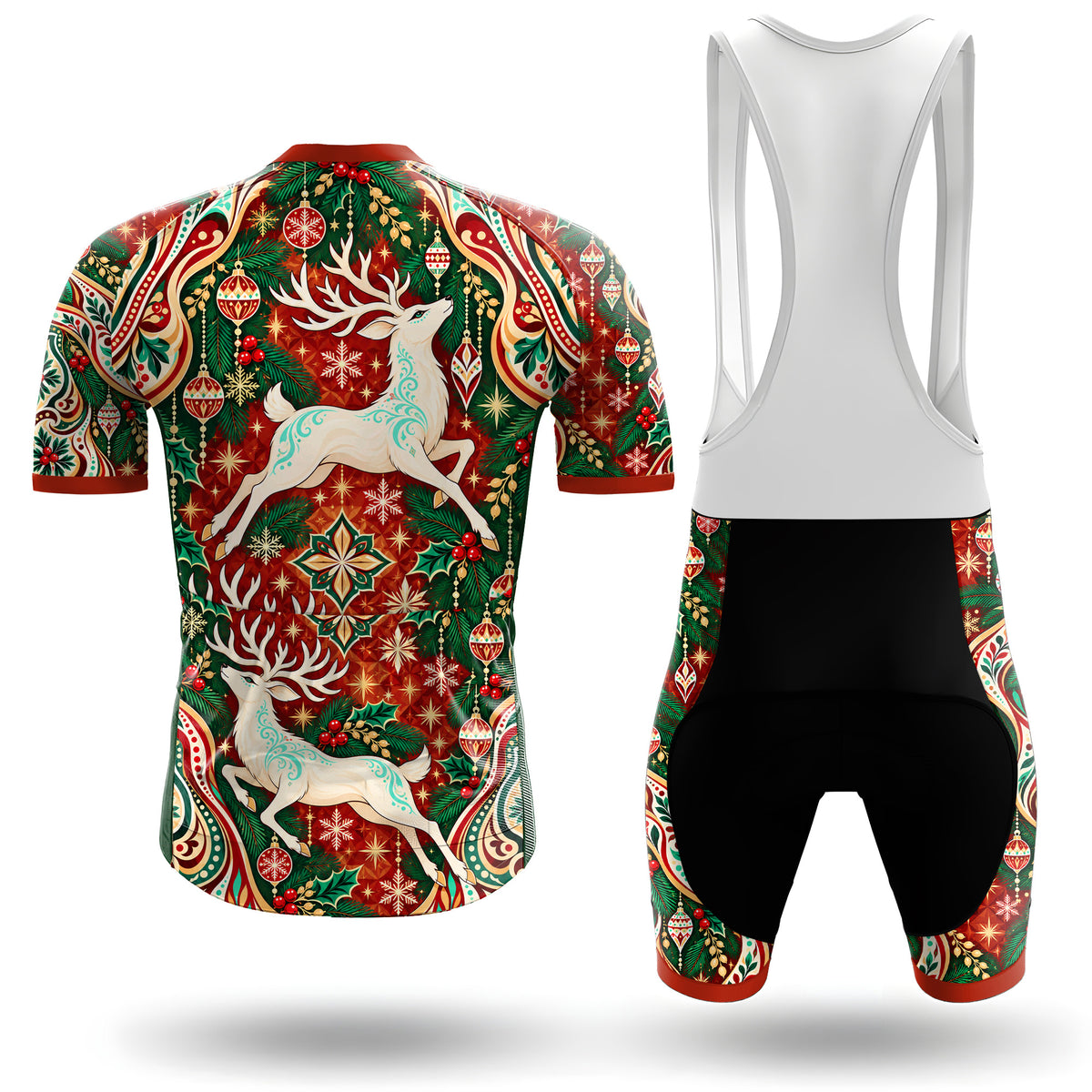 Kurzarm-Radtrikot für Herren „Belgian Surrealismus“