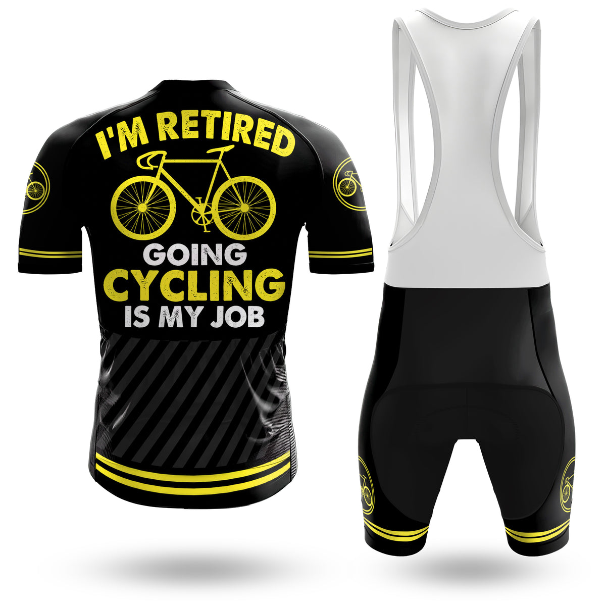 I'm Retired Men's Short Sleeve Cycling Kit