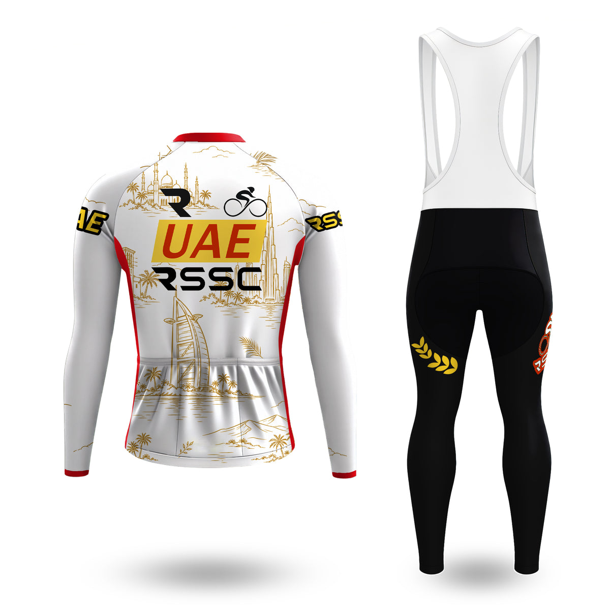 World Imprint — UAE Men's Long Sleeve Cycling Kit