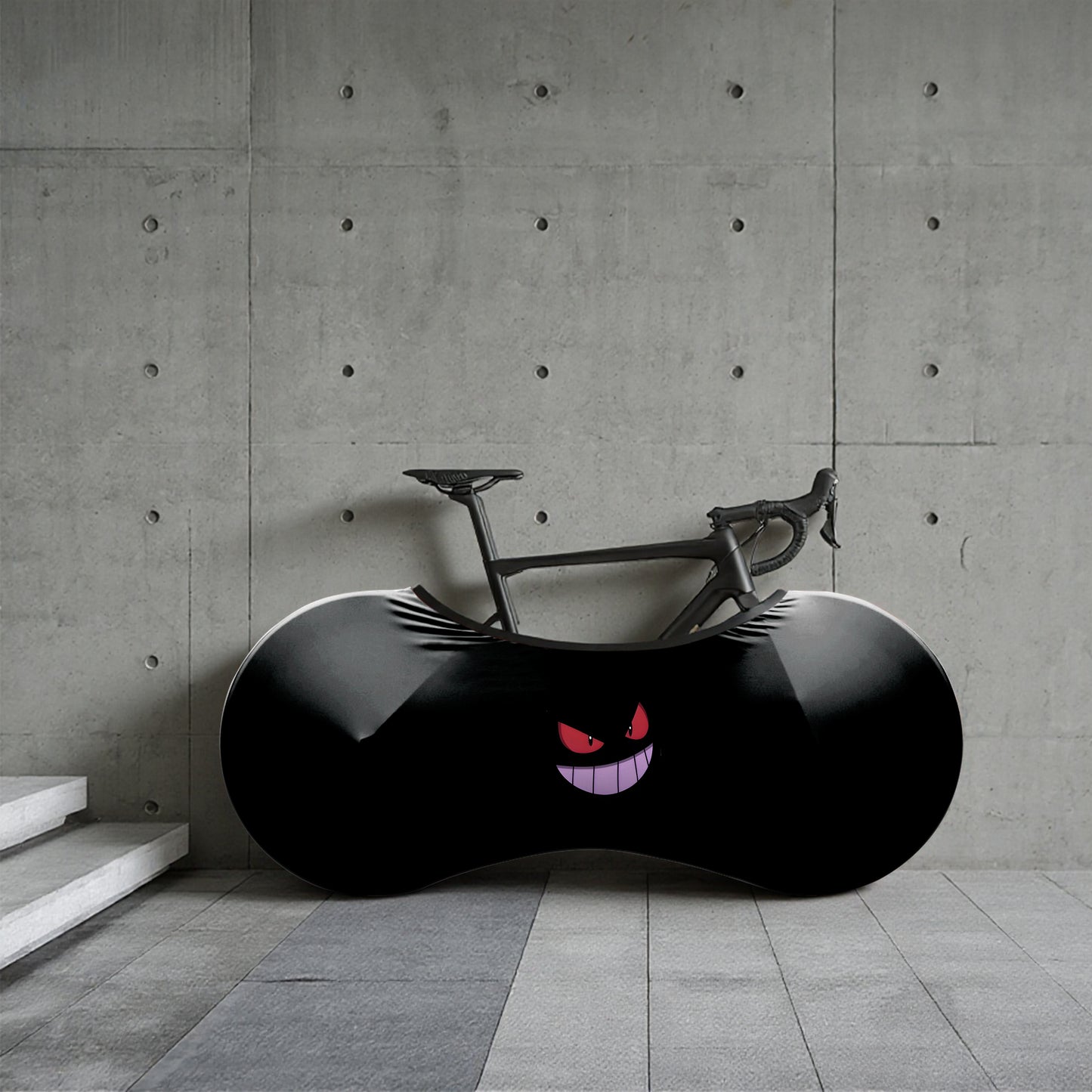 gangster ghost Black Bicycle Wheels Cover