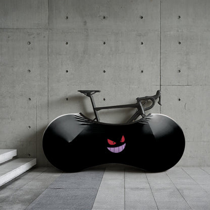 gangster ghost Black Bicycle Wheels Cover