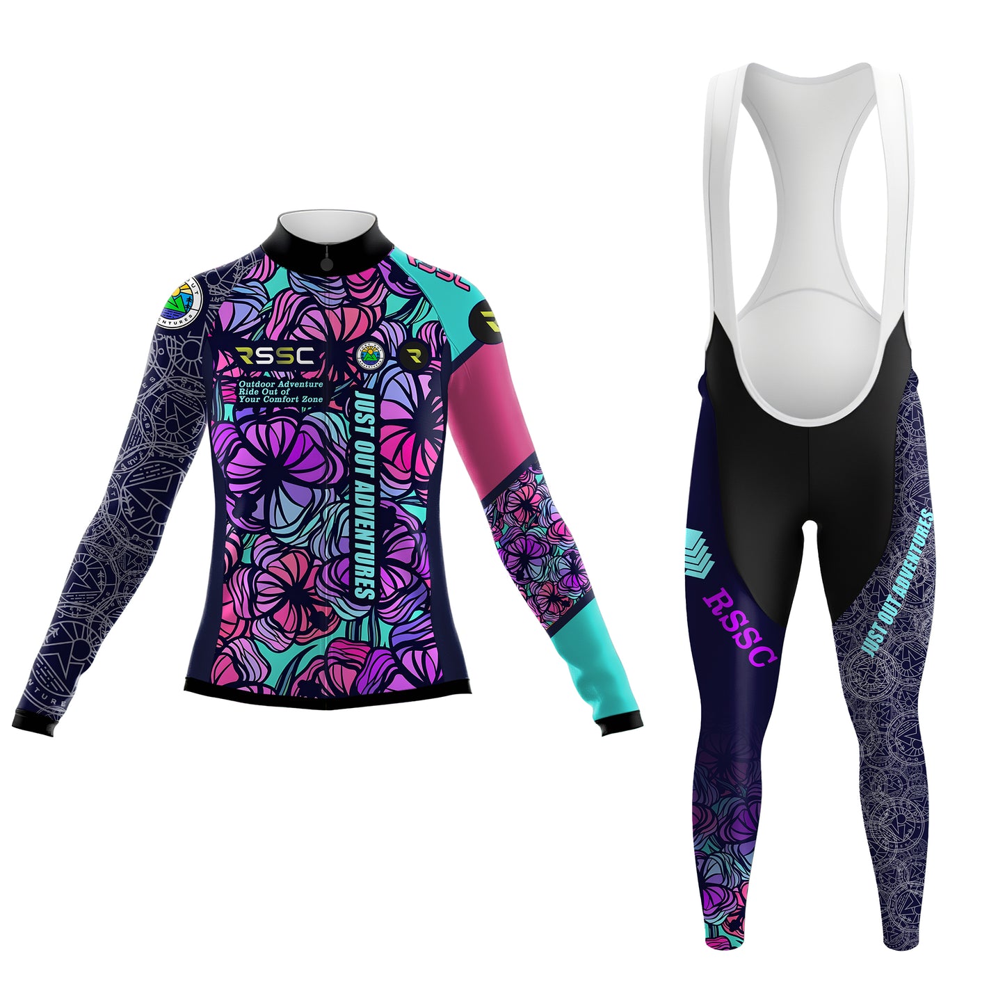JUST OUT ADVENTURES Women's Long Sleeve Cycling Kit