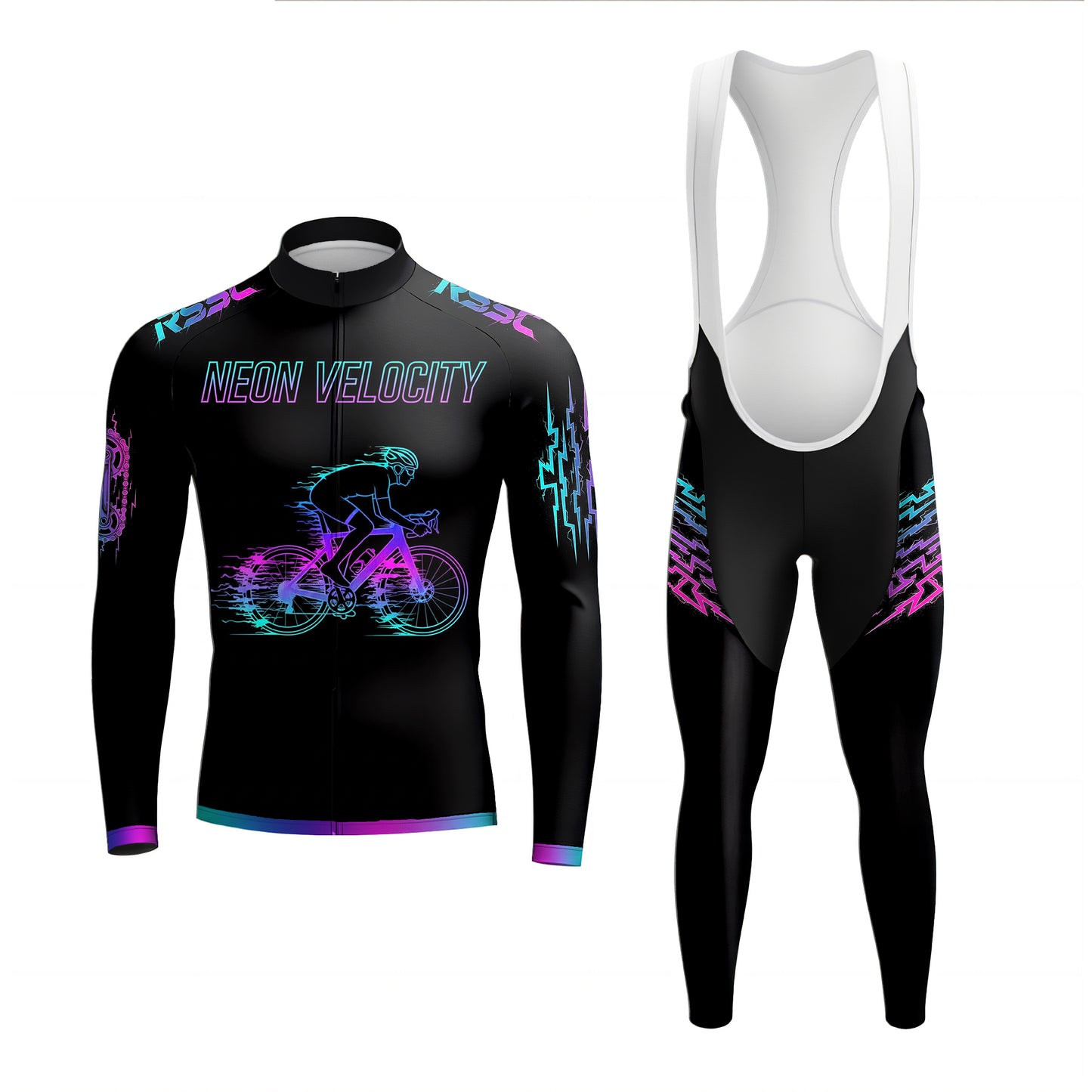 Muon velocity Men's Long Sleeve Cycling Kit