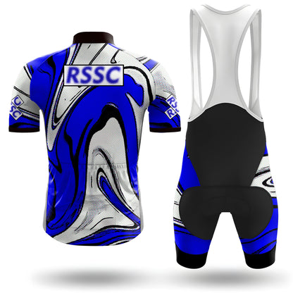 Cobalt Swirl Men's Short Sleeve Cycling Kit