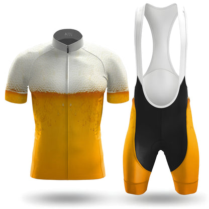 Tenue de cyclisme à manches courtes pour hommes Beer
