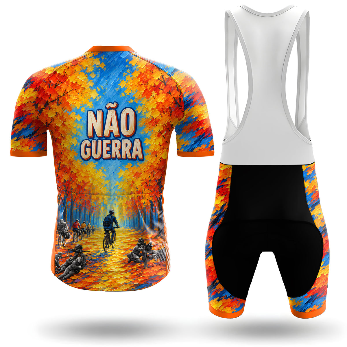 Tenue de cyclisme pour homme à manches courtes « Belgian Surrealismus »