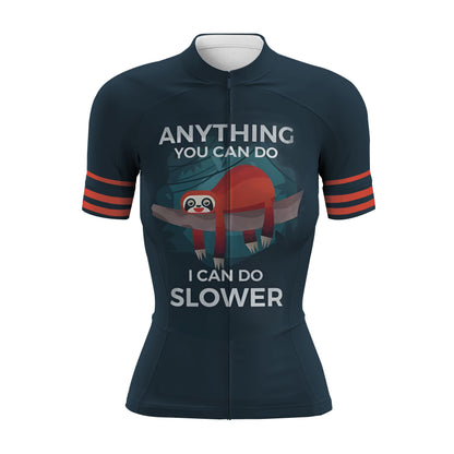 Sloth Can Do Slower Women's Short Sleeve Cycling Kit